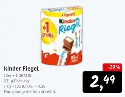 KONSUM kinder Riegel Angebot