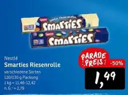 KONSUM Nestlé Smarties Riesenrolle Angebot