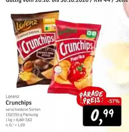 KONSUM Lorenz Crunchips Angebot