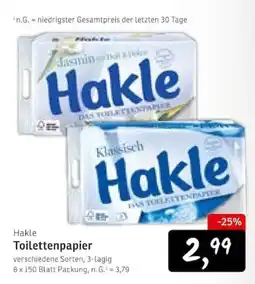 KONSUM Hakle Toilettenpapier Angebot