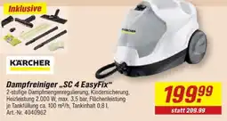 toom Baumarkt KÄRCHER Dampfreiniger „SC 4 EasyFix“ Angebot