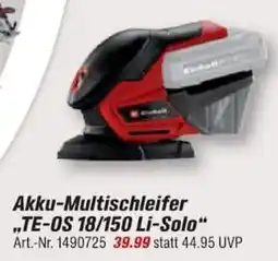toom Baumarkt Akku-Multischleifer TE-OS 18/150 Li-Solo Angebot