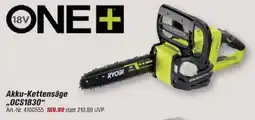 toom Baumarkt Akku-Kettensäge OCS1830 RYOBI Angebot