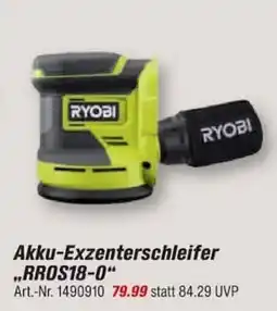 toom Baumarkt RYOBI Akku-Exzenterschleifer Angebot
