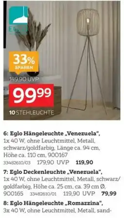 XXXLutz Eglo Stehleuchte Angebot