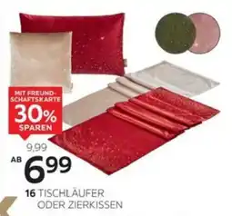 XXXLutz 16 TISCHLÄUFER ODER ZIERKISSEN Angebot