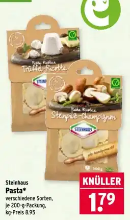 Wasgau Steinhaus Pasta* Angebot