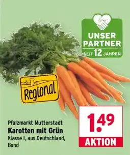 Wasgau Karotten mit Grün Angebot