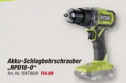 toom Baumarkt RYOBI Akku-Schlagbohrschrauber Angebot