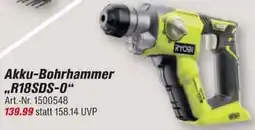 toom Baumarkt RYOBI Akku-Bohrhammer R18SDS-0 Angebot