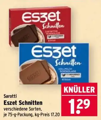 Eszet Schnitten