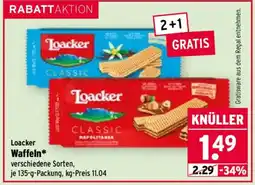 Wasgau Loacker Waffeln* Angebot