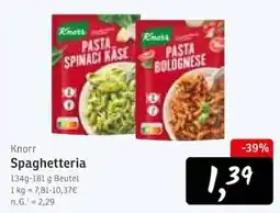 KONSUM Knorr Spaghetteria Angebot