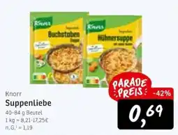 KONSUM Knorr Suppenliebe Angebot