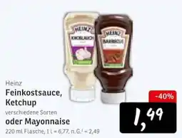 KONSUM Heinz Feinkostsauce, Ketchup oder Mayonnaise Angebot