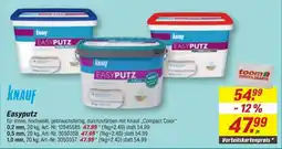 toom Baumarkt knauf EASYPUTZ Angebot