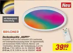 toom Baumarkt BRILONER Deckenleuchte „HAPPY“ Angebot