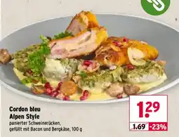 Wasgau Cordon bleu Alpen Style Angebot