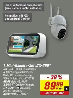 toom Baumarkt Mini-Kamera-Set „TX-389“ Angebot