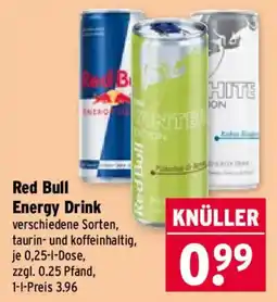 Wasgau Red Bull Energy Drink Angebot