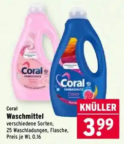 Wasgau Coral Waschmittel Angebot