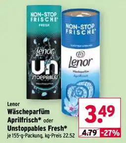 Wasgau Lenor Wäscheparfüm Angebot