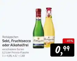 KONSUM Rotkäppchen Sekt, Fruchtsecco oder Alkoholfrei Angebot