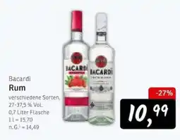 KONSUM Bacardi Rum Angebot