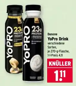 Wasgau Danone YoPro Drink Angebot