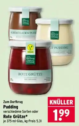 Wasgau Zum Dorfkrug Pudding Angebot