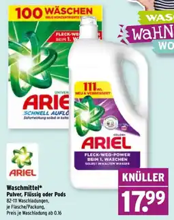 Wasgau Ariel Waschmittel Angebot