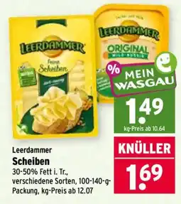 Wasgau Leerdammer Scheiben Angebot