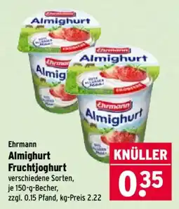 Wasgau Ehrmann Almighurt Fruchtjoghurt Angebot