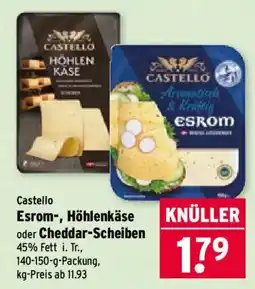 Wasgau Castello Esrom-, Höhlenkäse Angebot
