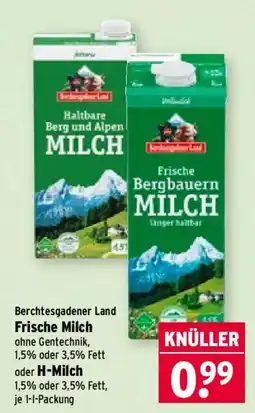 Wasgau Berchtesgadener Land Frische Milch Angebot