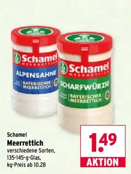 Wasgau Schamel Meerrettich Angebot