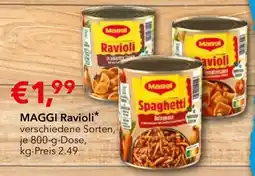 Wasgau MAGGI Ravioli Angebot