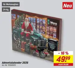 toom Baumarkt Adventskalender 2026 Wera Angebot