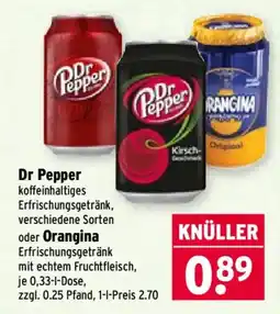 Wasgau Dr Pepper Angebot