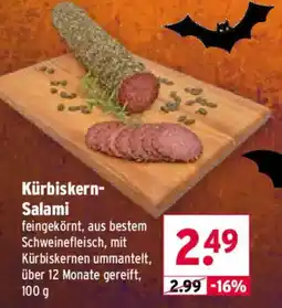 Wasgau Kürbiskern-Salami Angebot