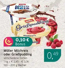 Dornseifer Müller Milchreis oder Grießpudding Angebot
