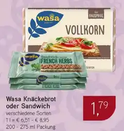 Dornseifer Wasa Knäckebrot oder Sandwich Angebot