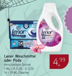 Dornseifer Lenor Waschmittel oder Pods Angebot