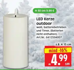 Herkules Baumarkt LED Kerze outdoor Angebot