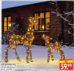 Herkules Baumarkt LED-Rentier-Set Angebot
