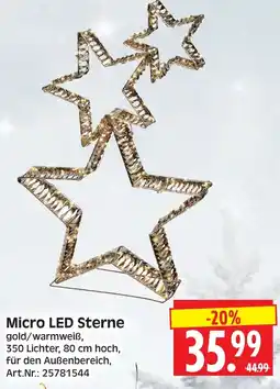 Herkules Baumarkt Micro LED Sterne Angebot