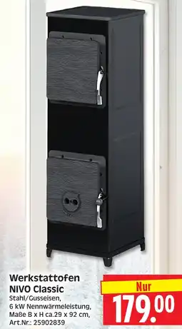 Herkules Baumarkt Werkstattofen NIVO Classic Angebot