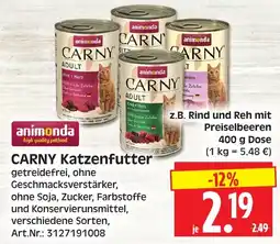 Herkules Baumarkt animonda CARNY Katzenfutter Angebot
