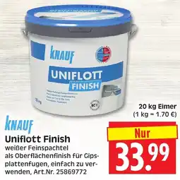 Herkules Baumarkt knauf Uniflott Finish Angebot