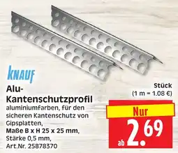 Herkules Baumarkt knauf Alu-Kantenschutzprofil Angebot
